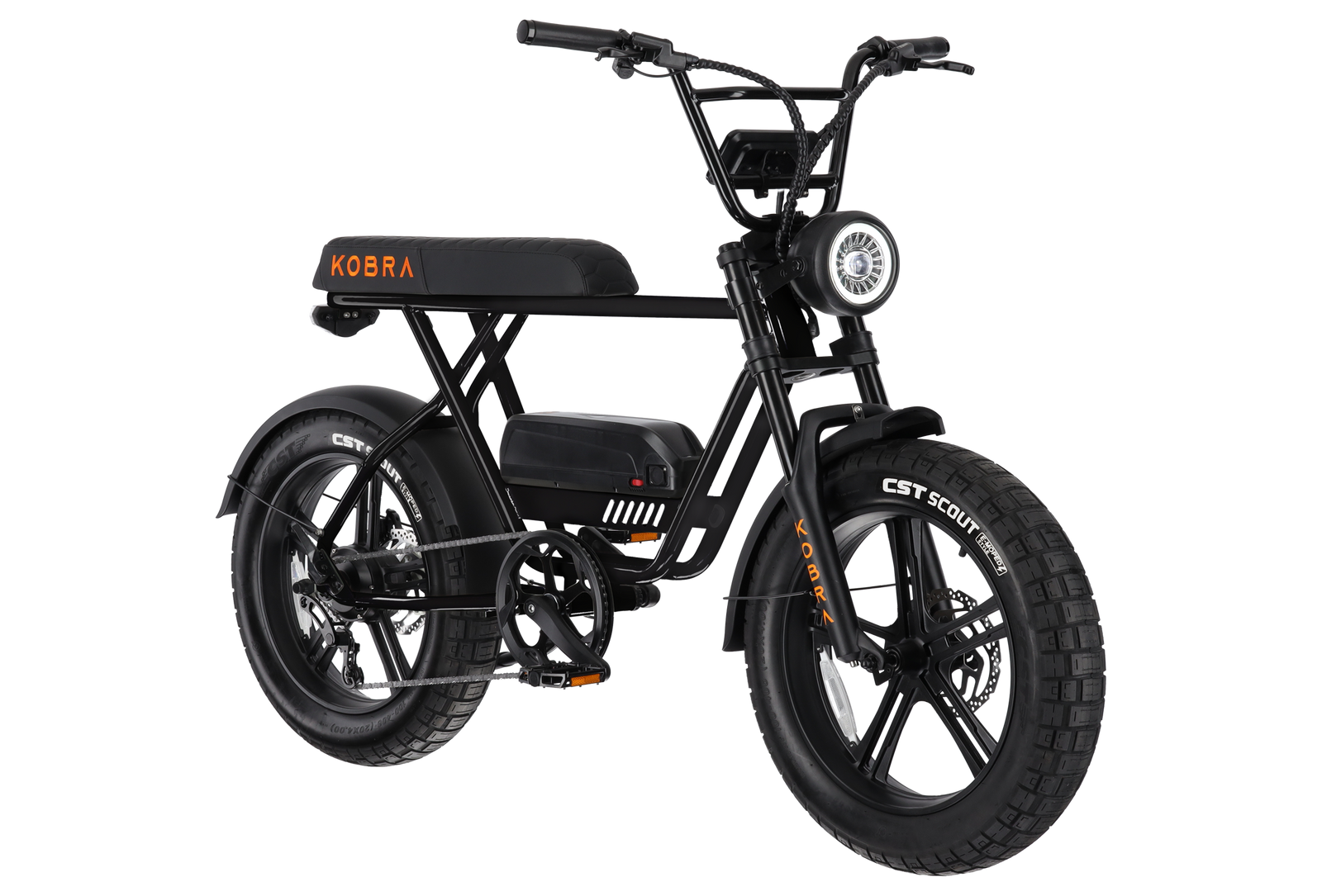 KOBRA V1.2 Premium EU Fatbike Schwarz – 250 W, hydraulische Bremsen & 768 Wh Akku