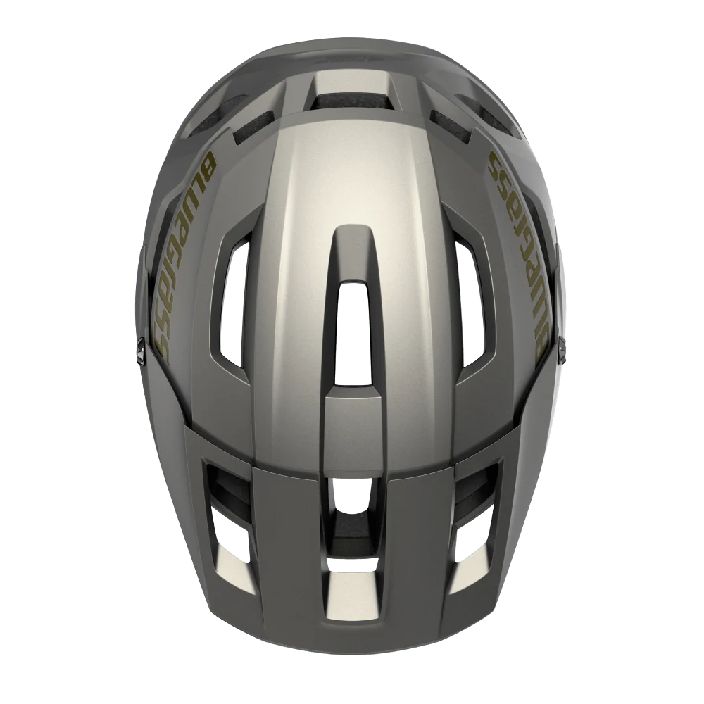 Bluegrass Roque MTB-Helm Solar Grau Top